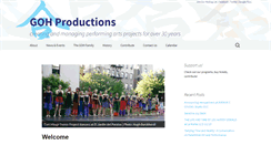 Desktop Screenshot of gohproductions.org
