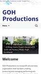 Mobile Screenshot of gohproductions.org
