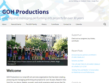 Tablet Screenshot of gohproductions.org